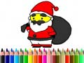 Игра Back To School: Santa Claus Coloring