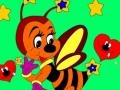 Игра Kid`s coloring: Little bee