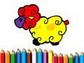 Игра Baby Sheep Coloring