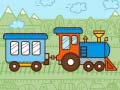 Игра Trains For Kids Coloring