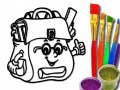 Игра Back To School: School Bag Coloring Book