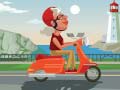 Игра City Scooter Ride Coloring