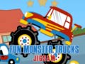 Игра Fun Monster Trucks Jigsaw