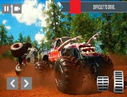 Игра Грузовик монстр против мертвых зомби онлайн