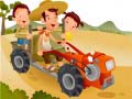 Игра Cartoon Tractor Puzzle