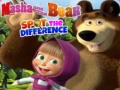 Игра Masha and the Bear Spot The difference
