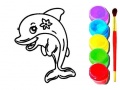 Игра Dolphin Coloring Book
