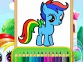 Игра Wonder Pony Coloring