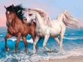 Игра Animals Jigsaw Puzzle Horses