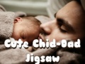 Игра Cute Child-Dad Jigsaw