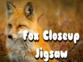 Игра Fox Closeup Jigsaw