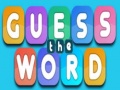 Игра Guess The Word