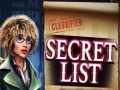 Игра Secret List