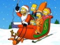 Игра Simpsons Christmas Jigsaw Puzzle