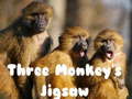 Игра Three Monkey's Jigsaw