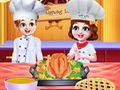Игра Chef Twins Thanksgiving Dinner Cooking