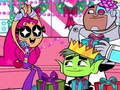 Игра Teen Titans Christmas Stars