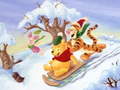Игра Winnie the Pooh Christmas Jigsaw Puzzle 2