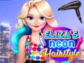 Игра Eliza's Neon Hairstyle
