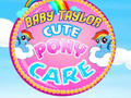 Игра Baby Taylor Cute Pony Care