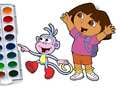 Игра Dora The Explorer Coloring Book