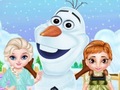 Игра Frozen Sisters Snow Fun