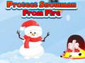 Игра Protect Snowman From Fire