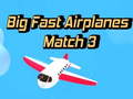 Игра Big Fast Airplanes Match 3