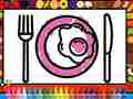 Игра Color and Decorate Dinner Plate