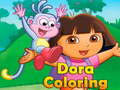 Игра Dora Coloring