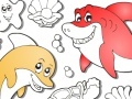 Игра Sea Animals Online Coloring