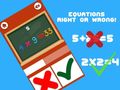 Игра Equations Right or Wrong
