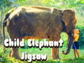 Игра Child Elephant Jigsaw