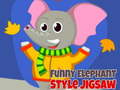 Игра Funny Elephant Style Jigsaw