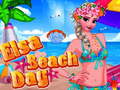 Игра Elsa beach day