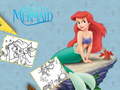 Игра The Little Mermaid Coloring Book