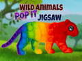 Игра Wild Animals Pop It Jigsaw