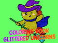 Игра Coloring Book Glittered Unicorns