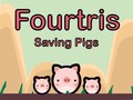Игра Fourtris Saving Pigs