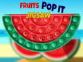Игра Fruits Pop It Jigsaw