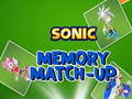 Игра Sonic Memory Match Up