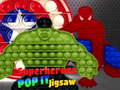 Игра Superheroes Pop It Jigsaw