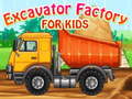 Игра Excavator Factory For Kids