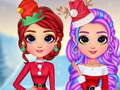 Игра Rainbow Girls Christmas Outfits