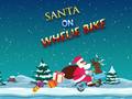 Игра Santa On Wheelie Bike