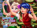 Игра Ladybug And Elsa Xmas Selfie