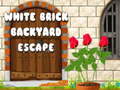 Игра White Brick Backyard Escape