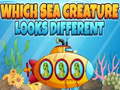 Игра Which Sea Creature Looks Different