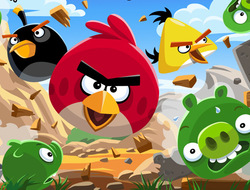 Игра Злые птицы: Бешенные прыжки онлайн