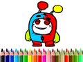 Игра Back to School: OddBods Coloring Book